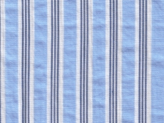 Searsucker: blaue Streifen