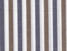 Deessin: brown, blue and white stripes