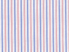 Vollzwirn: rosa-blaue Streifen