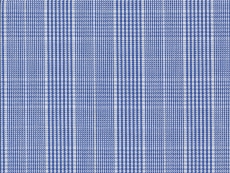 2Ply: fine dark blue checks (Glencheck)