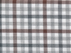 Flannel: brown-olive checks