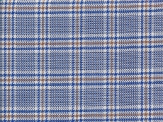 Dessin: dark blue and brown checks