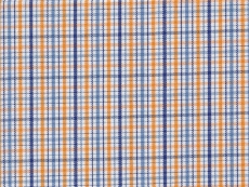 2Ply: orange-blue checks