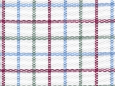 Oxford (Vollzwirn) Karo rot, grün, blau