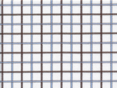 2Ply: brown and blue checks