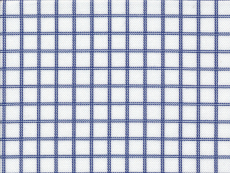 Vollzwirn Karo blau