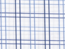 Vollzwirn: Karo groß blau