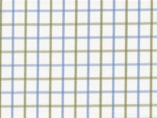 Dessin: light blue-olive checks