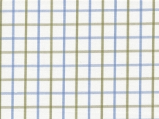 Dessin: light blue-olive checks